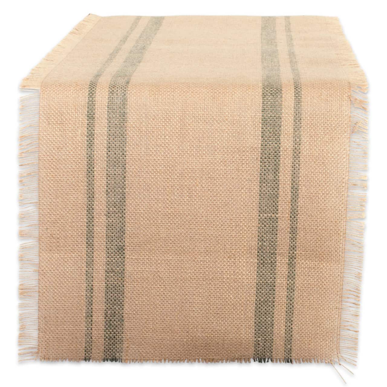 DII® 108" Double Border Burlap Table Runner